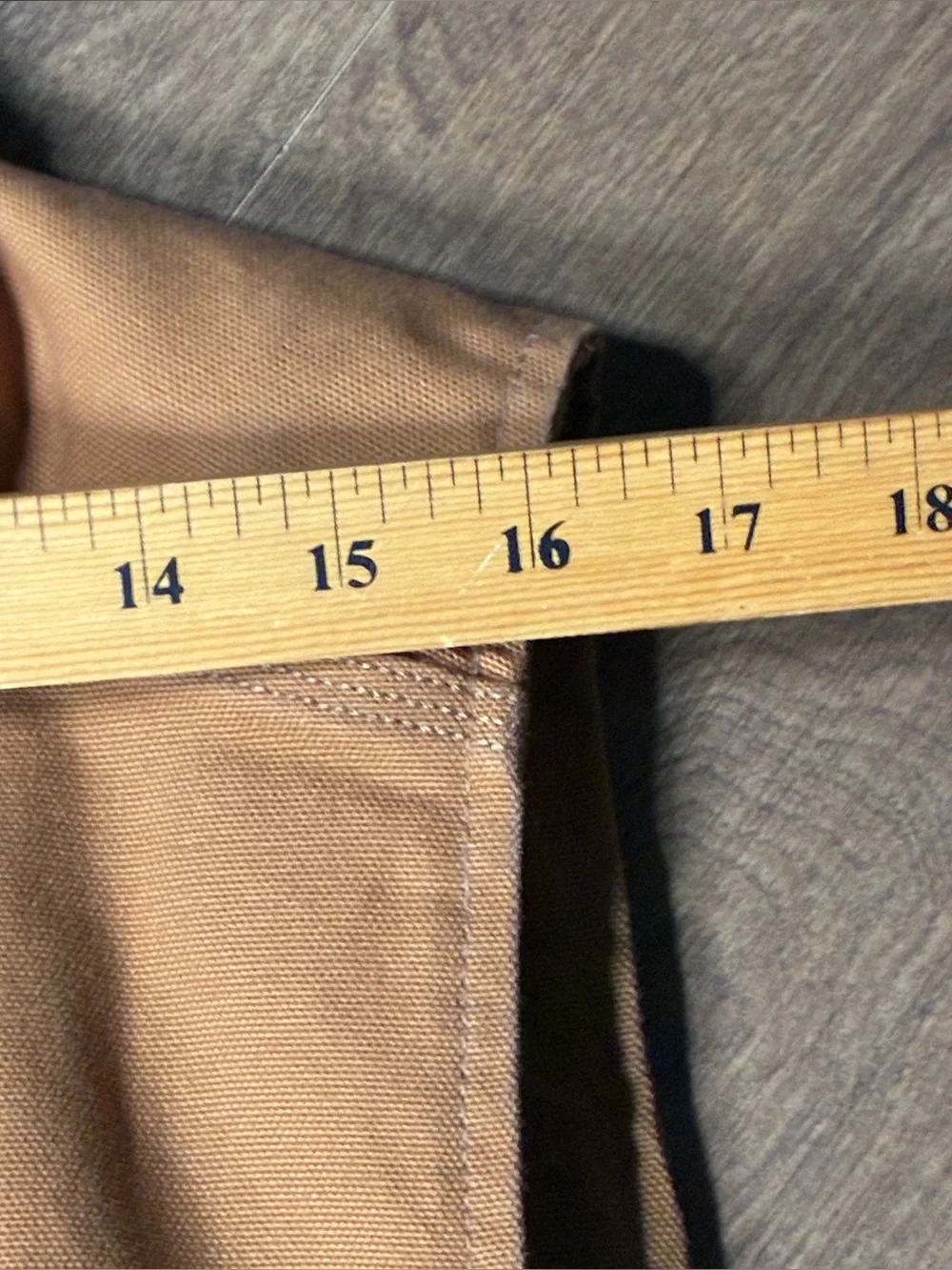 Carhartt Washed Duck Mock Neck Vest Sherpa Lined Brown Model OV4277-M Size Large - Picture 4 of 16